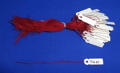 1000 Strung Blank White Jewelry Price Tag size 5/16″ x 1″