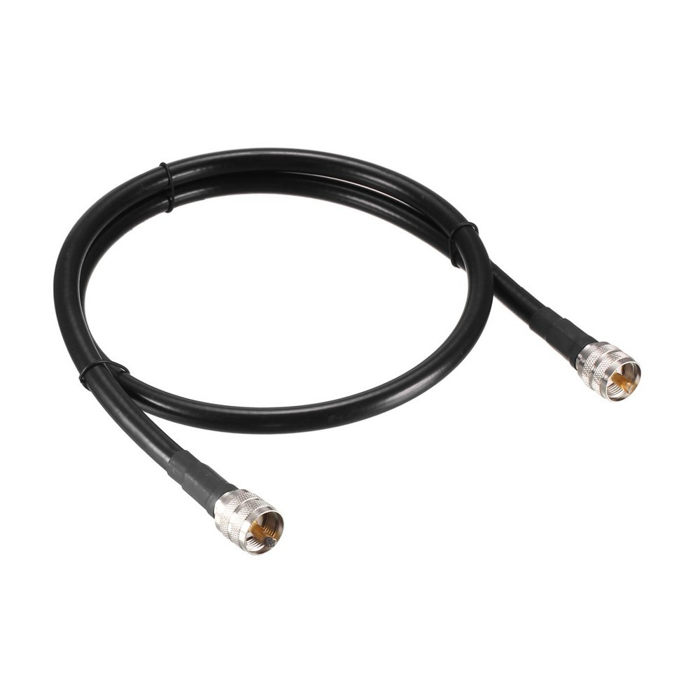 UHF Male PL-259 to UHF Male PL-259 Low Loss RG213 Coax Jumper Cable 1.2M/4Ft
