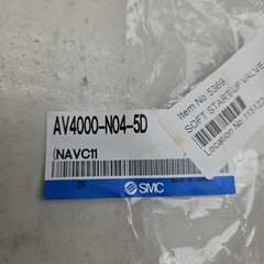 Smc AV4000 Soft Start-Up Valve 1/2″ Npt 0.2~1.0 MPa 24 Vdc AV4000-N04-5D New