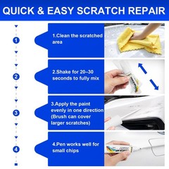 Wind Chill Pearl Touch Up Paint for Toyota Scratch & Chip Repair Solution
