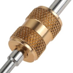 18PCS 7/16″-28unf to 1/4″ Brass Can Tap Valve Core Remover Tank Adapter Thimble