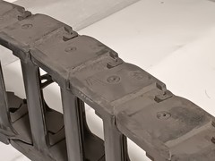 OKSO Cable Carrier Energy Drag Chain, 25 Links, Cable Protection Track, ~4″ Wide
