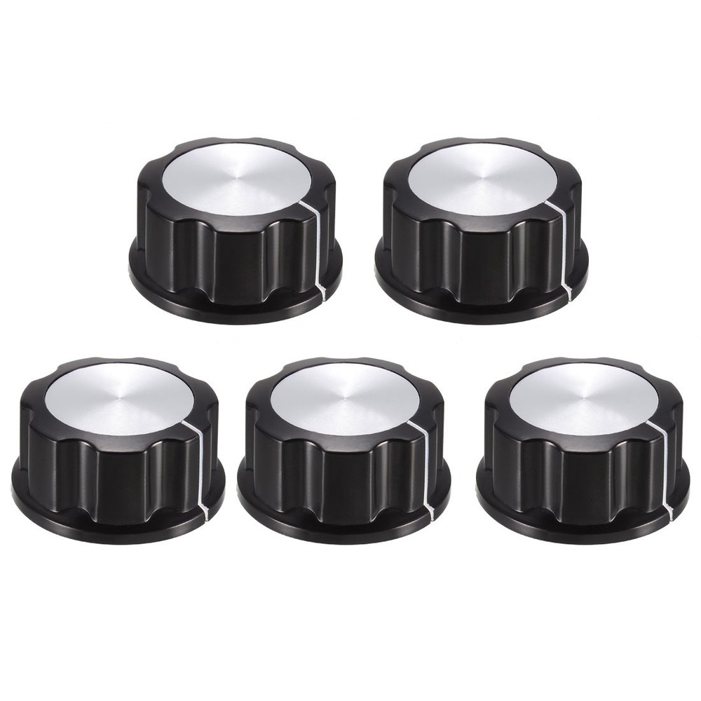 5Pcs Speaker Control Knob Power Amplifier Knob 33mm Dia Rotary Knobs