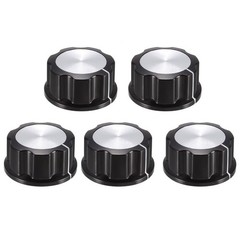 5Pcs Speaker Control Knob Power Amplifier Knob 33mm Dia Rotary Knobs