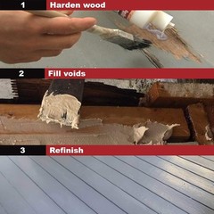 Rotted Wood Repair Kit Water-Based Hardener Epoxy Paste & Epoxy Repair Kit