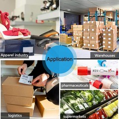 6 x DK1241 Shipping Mailing Address Barcodes 4″x6″ Labels for Brother QL-1110NWB