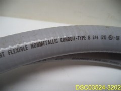 Qty = 20 ft (10ft x 2 Pieces) Sealproof 3/4″ Gray Liquid-Tight Conduit