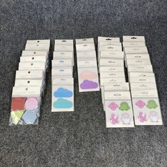 Lot of 38 Packages of Shaped Sticky Notes Clouds Ducks Geometric Dinosaur NEW