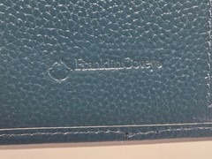 Franklin Covey Classic 9.2” x 7” CO AVA 7-Ring Binder In Teal, New With Tags