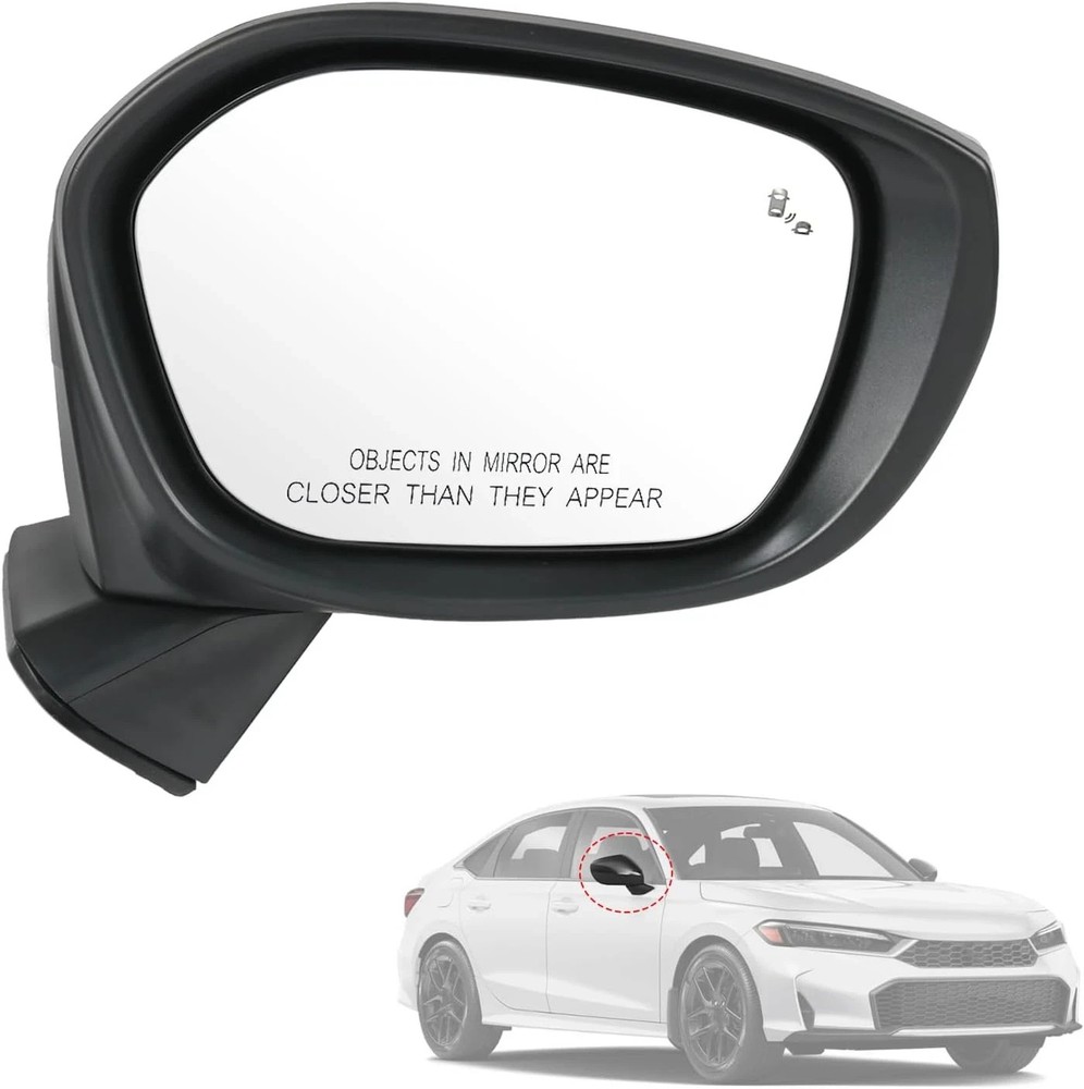 Door Mirror Right Passenger Side Replacement for Honda Civic Sedan Hatchback 202