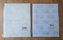 24 Sheets Tru-Heat Inkjet Transfer Paper Dark Light Fabric T Shirt Bundle