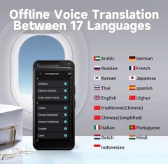 Language Translator Device Two-Way Instant ※137 Languages Voice & Text & Offline