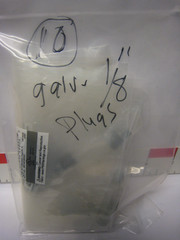 10 X CODA STZ 501837 1/8 In. Galvanized Pipe Plug – Quantity 10