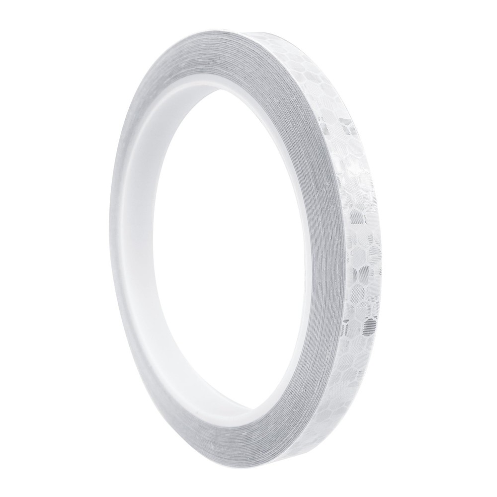 Quacc Reflective Tape Width: 10 mm (0.4 inches), Length: 8 m (26 ft), White