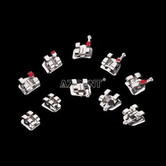 50 kits AZDENT Dental Orthodontics Brackets Brace Mini Roth Slot.022 Hooks 3-4-5