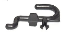 Plastic Black Peg Board Hook Kit Storage 25 Pack J Hook PEGBOARD NOT INCLUDED