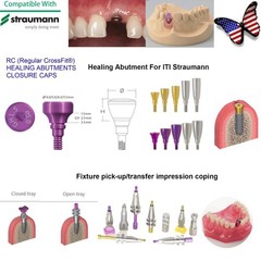 Straumann NC/RC Healing Abutment Closure Cap Scan Body Analog Impression Coping