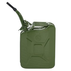 3X5 Gallon Jerry Can Portable 20L Metal Oil Gas Tank Tank Gasoline Storage Green