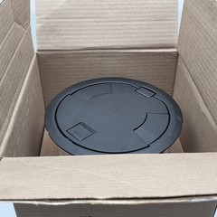 Legrand Wiremold 8ATC2PBK Evolution Series 8″ Poke Thru Floor Box Black New
