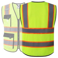 High Visibility Reflective Safety Vests for Men Women Work High Vis Vest