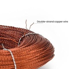 22 Gauge / 0.6mm Copper Wire 328Ft / 100M, Double Stranded Enameled Wire for …
