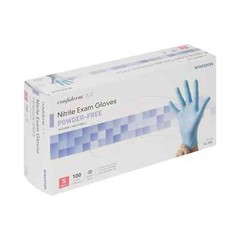 McKesson Confiderm 3.8 Nitrile Exam Gloves Powder-Free – Small – Blue