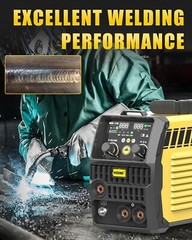 135A MIG Welder 110V Flux Core MIG Welder/Lift TIG/Stick 3 in 1 Welding Machine