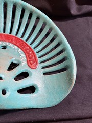 #7 CAST IRON Tractor Implement Seat WALTER A WOOD Hoosick Falls New York USA