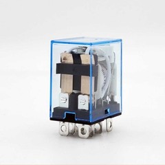 10pcs 12/24/110/220V AC/DC Coil Power Relay LY2NJ DPDT 8Pin HH62P JQX-13F w/Base