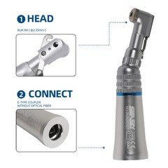 Estilo NSK Dental Contra Angulo Baja Velocidad Pieza de Mano fit CA 2.35mm Burs