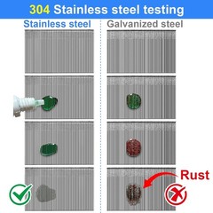 18 Gauge 304 Stainless Steel Brad Nails 18 GA Nail Gun 5/8+1+1-1/2+2 –800pcs