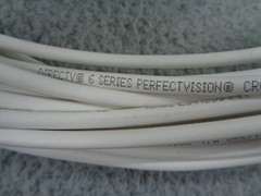 Perfect Vision Coaxial Cable 60 Feet +/- Direct TV 6 Series cable CR01WSRO-05