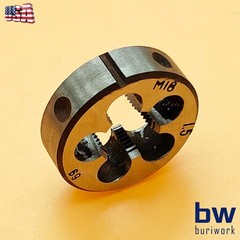 New HSS M18 x 1.5mm Plug Tap & 18×1.5mm Hexagon Die Metric Thread Right Hand