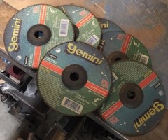 Qty:6 NORTON USA Depressed Center Steel Stainless Grinding Wheel T27 7×1/4×7/8