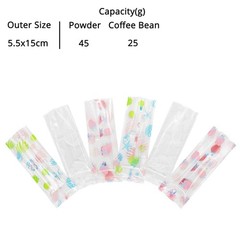 4CustomPrint Open Top Mylar Bags Heat Sealable Cute Stick Pouch for Samples