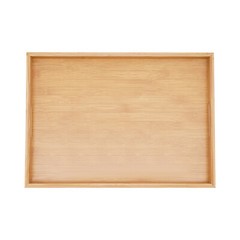 Bamboo Serving Trays 4pcs Modern Kitchen Trays For Hold Fruits Cakes Drinks