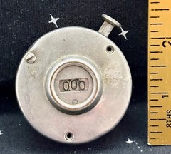 Antique Benton Tally Counter Hand Clicker 3 Digits Metal USA Early 1900’s