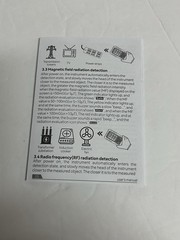 RDINSCOS EMF Detector Detect Types of Electromagnetic Radiation Field in 1 Meter