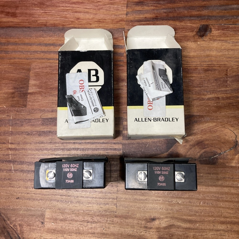 Qty Of 2 Allen-Bradley 73A86 Contactor Coil 120 V 60 Hz / 110 V 50 Hz