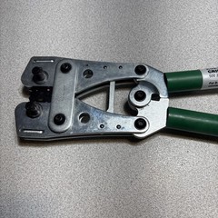 GREENLEE K09-2SPGL 8 to 4/0 AWG Copper Full Cycle Mechanism Crimping Tool USA