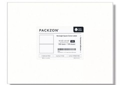 Shipping Labels with Self Adhesive, Square Corner, for Laser & Inkjet Printer