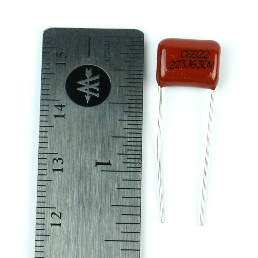 F41) 2 Pics .022uf 630v 223J CBB22 Tone Capacitors For Guitar/Bass/Amp