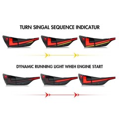 Full LED Sequential Animation Tail Lights 2012-2020 Lexus GS350 GS200t GS250 GSF