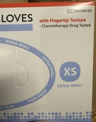 Cardinal Health Flexal Nitrile Exam Gloves 2000 Count Case, XS, Exp 08/2026