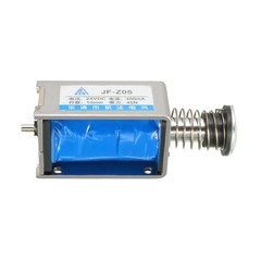 DC24V 400mA 45N 10mm Pull Push Frame Linear Motion Solenoid Electromagnet