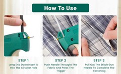 Mini Stitch Gun: Quick Fabric Repair Tool with Fasteners