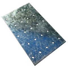 Sandbaggy Tie Plate for Wood (3-1/8″ x 5″) – Hot Dipped Galvanized Steel – 20 Ga