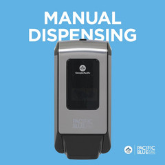 Pacific Blue Ultra Wall-Mounted Manual Dispenser for Foaming Hand Soap and Hand