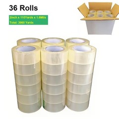 Clear Packing Tape 2″ x 110 Yards 1.8 MIL Heavy Duty High-Adhesion BOPP Shippi
