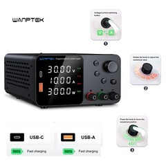 DC 0-30V/60/120/160V 0-2/3/5/10A Lab Adjustable Bnech Power Supply Variable Volt